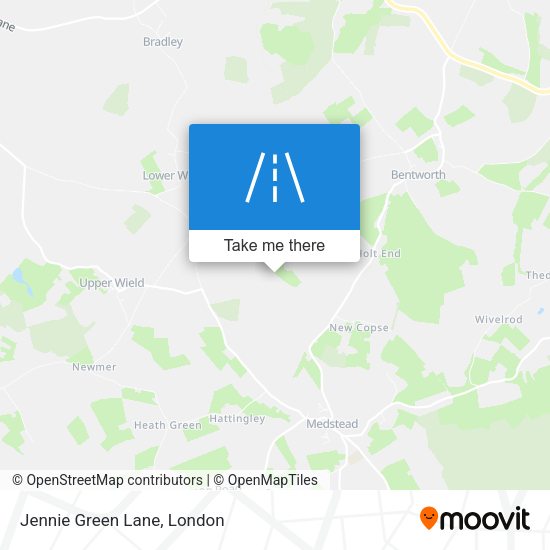 Jennie Green Lane map