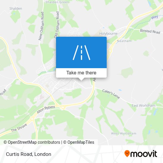 Curtis Road map