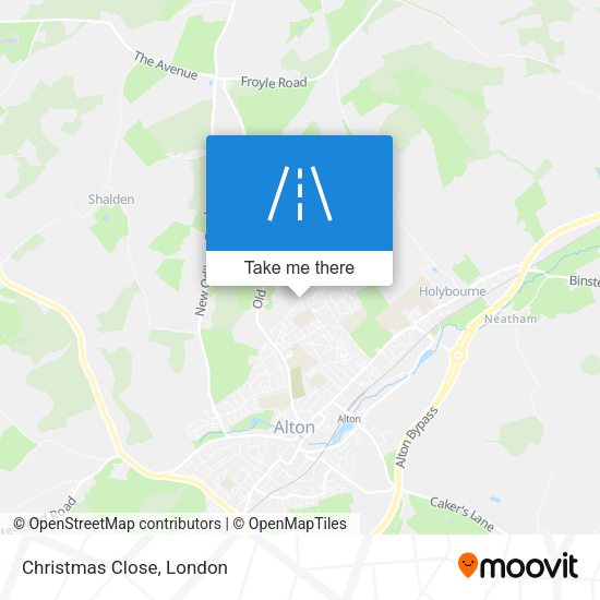 Christmas Close map