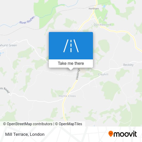 Mill Terrace map