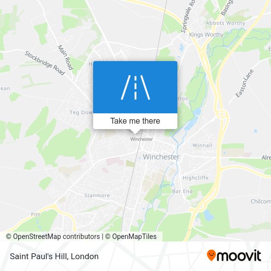 Saint Paul's Hill map