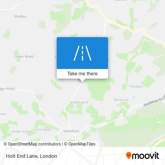 Holt End Lane map