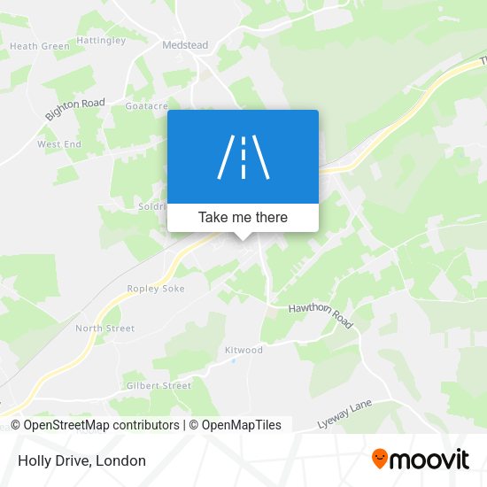 Holly Drive map