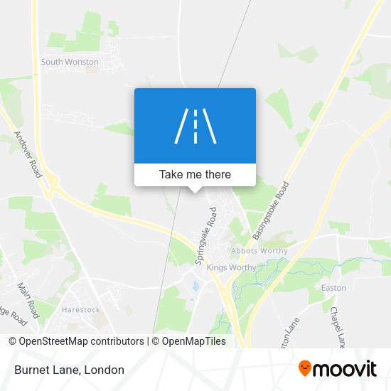 Burnet Lane map