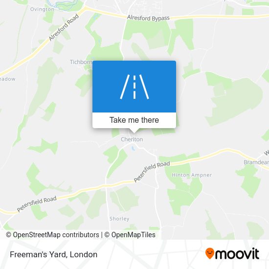 Freeman's Yard map