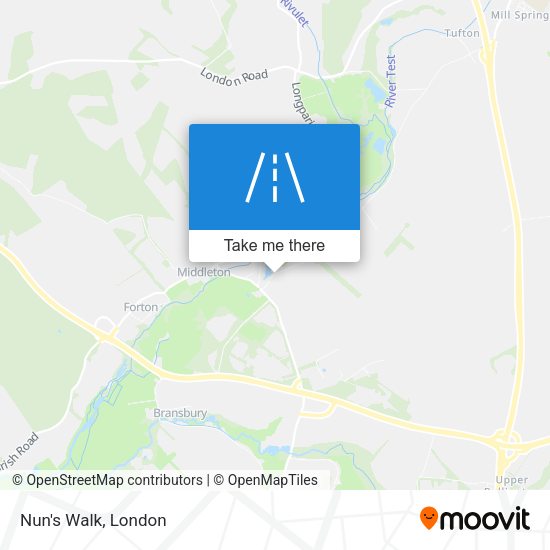 Nun's Walk map