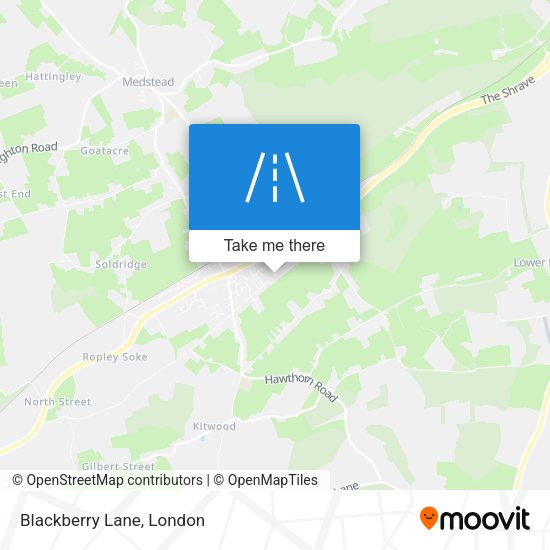 Blackberry Lane map