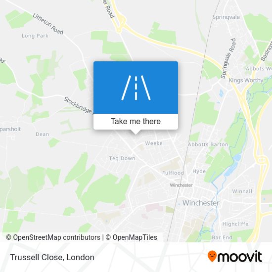 Trussell Close map