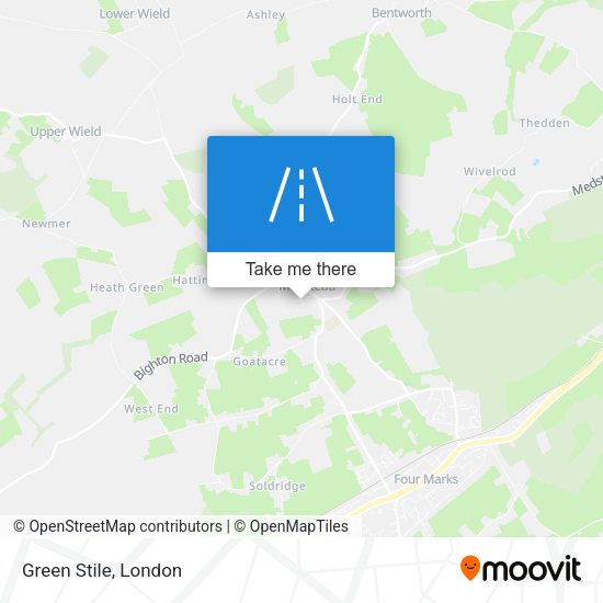 Green Stile map