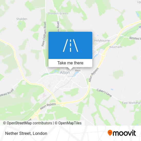 Nether Street map
