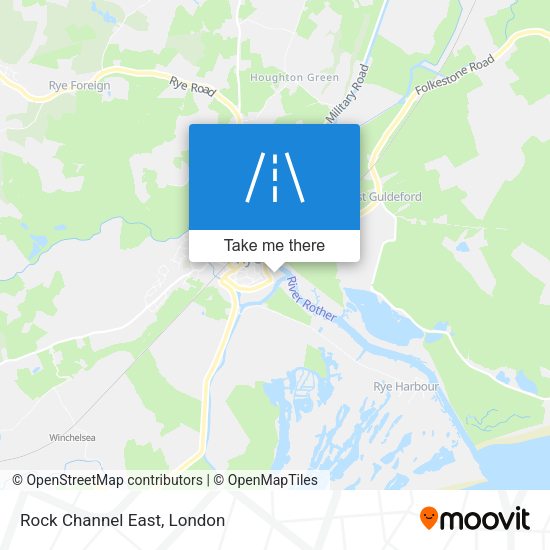 Rock Channel East map