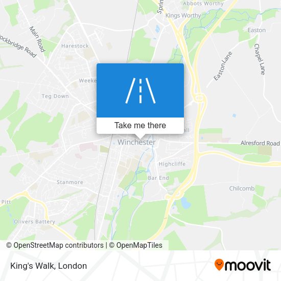 King's Walk map