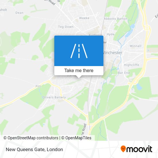 New Queens Gate map