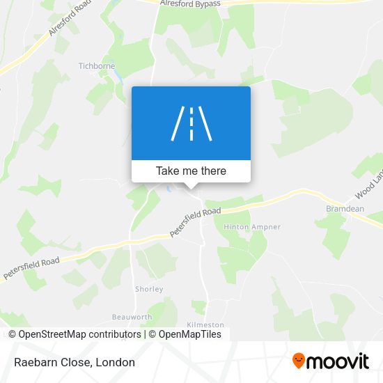 Raebarn Close map