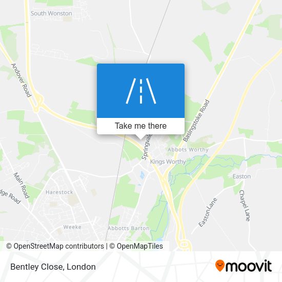 Bentley Close map