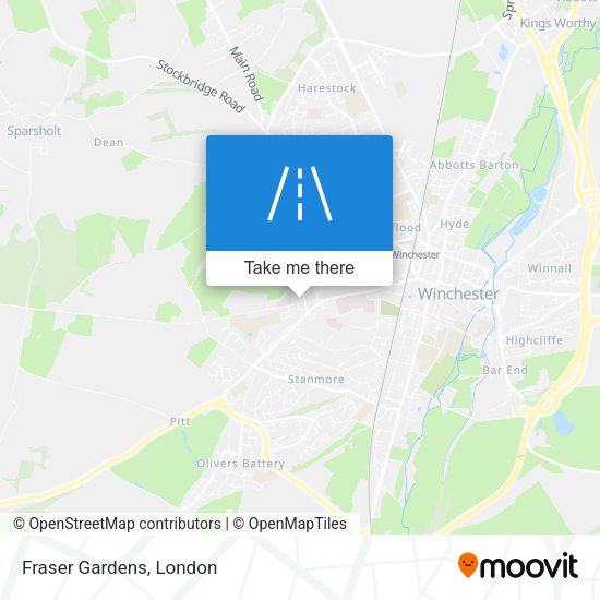 Fraser Gardens map