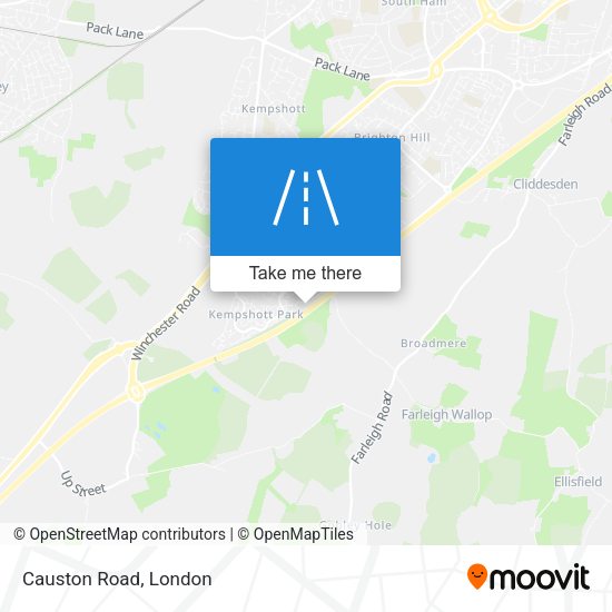 Causton Road map