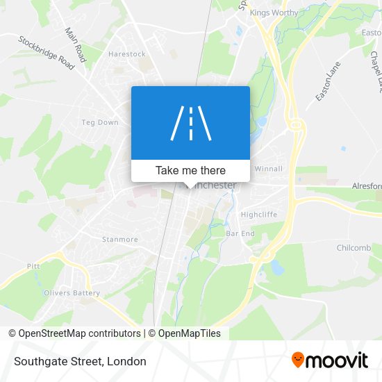 Southgate Street map