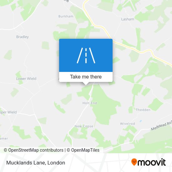 Mucklands Lane map