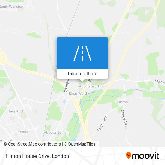 Hinton House Drive map