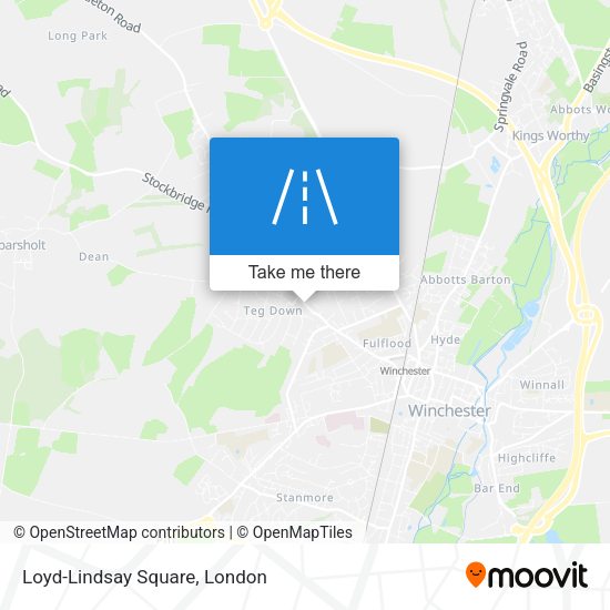 Loyd-Lindsay Square map