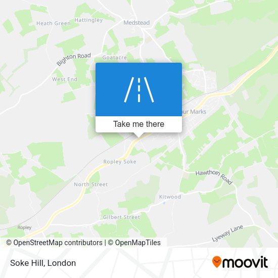 Soke Hill map