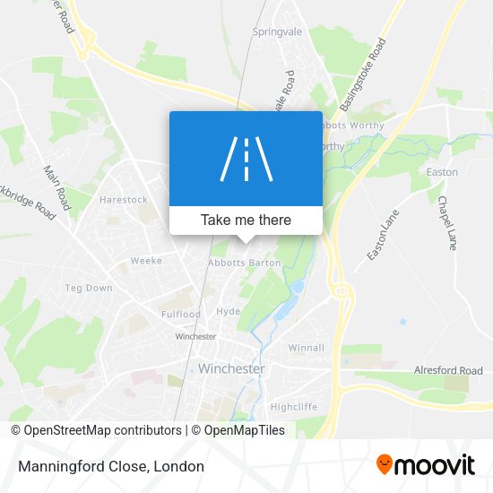 Manningford Close map