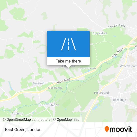 East Green map