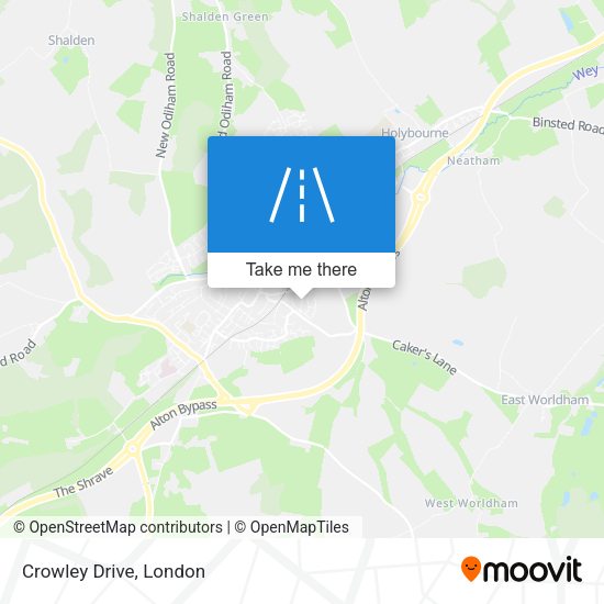 Crowley Drive map