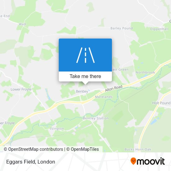 Eggars Field map
