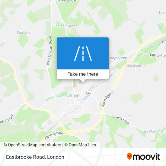 Eastbrooke Road map