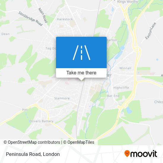 Peninsula Road map
