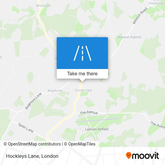 Hockleys Lane map