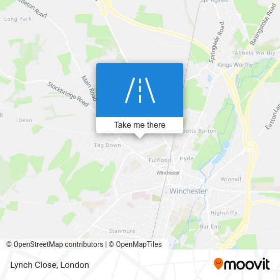 Lynch Close map