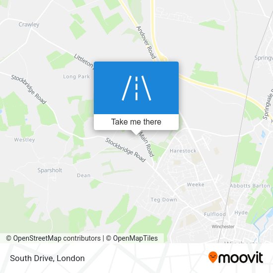 South Drive map