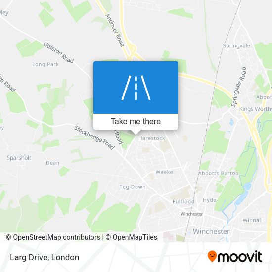 Larg Drive map