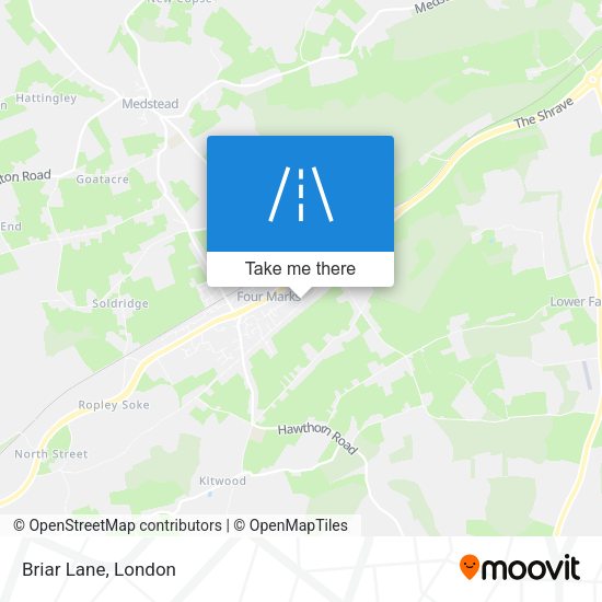 Briar Lane map