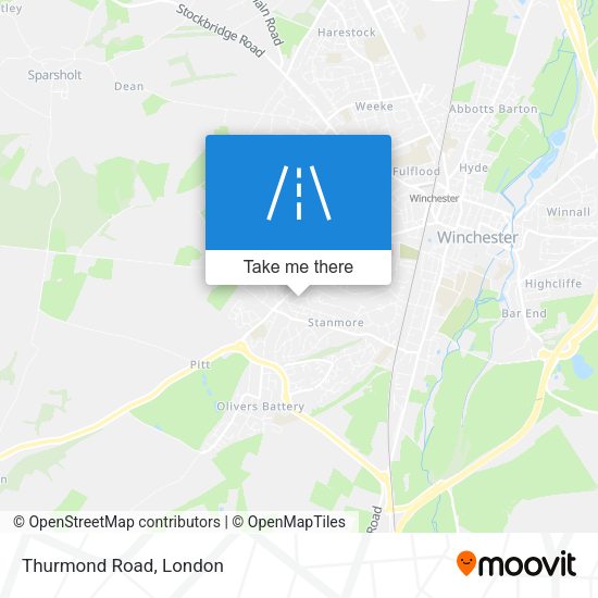 Thurmond Road map