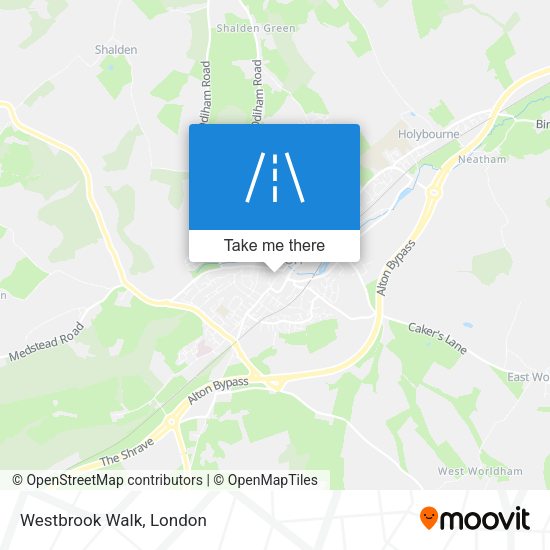 Westbrook Walk map