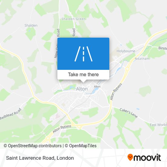 Saint Lawrence Road map