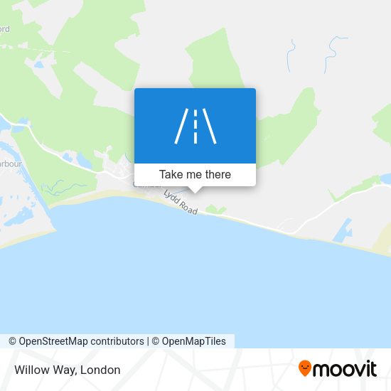 Willow Way map