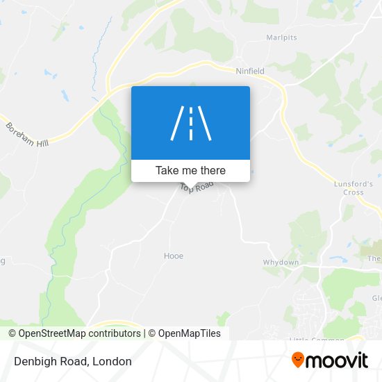 Denbigh Road map