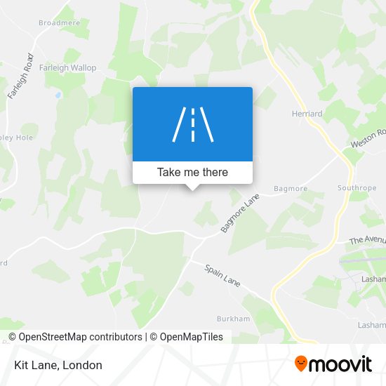 Kit Lane map