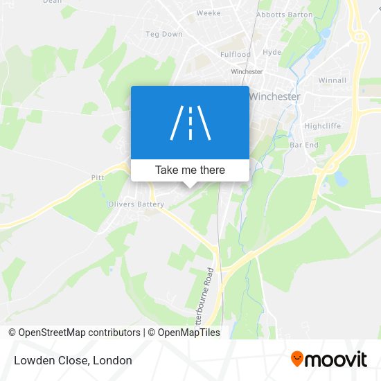 Lowden Close map
