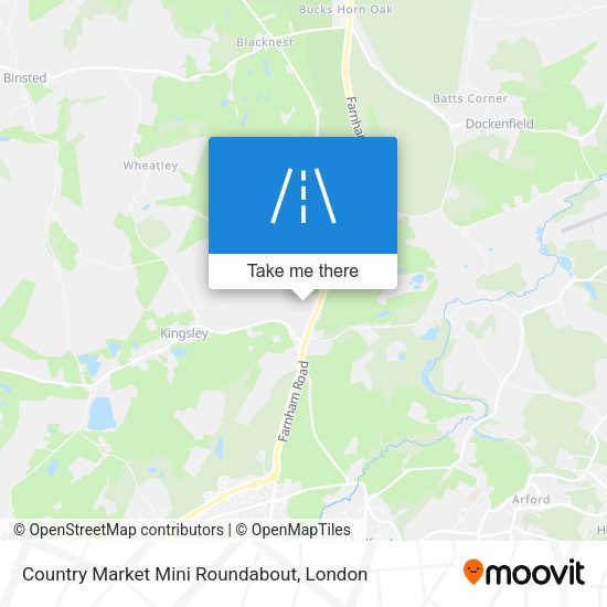 Country Market Mini Roundabout map