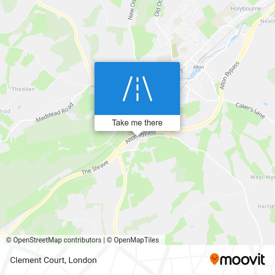 Clement Court map
