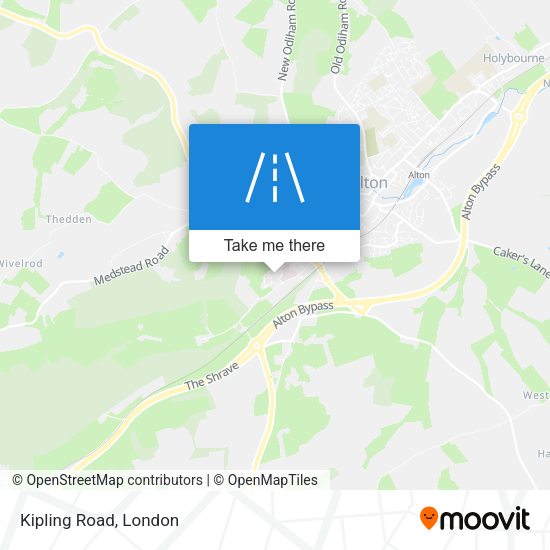 Kipling Road map