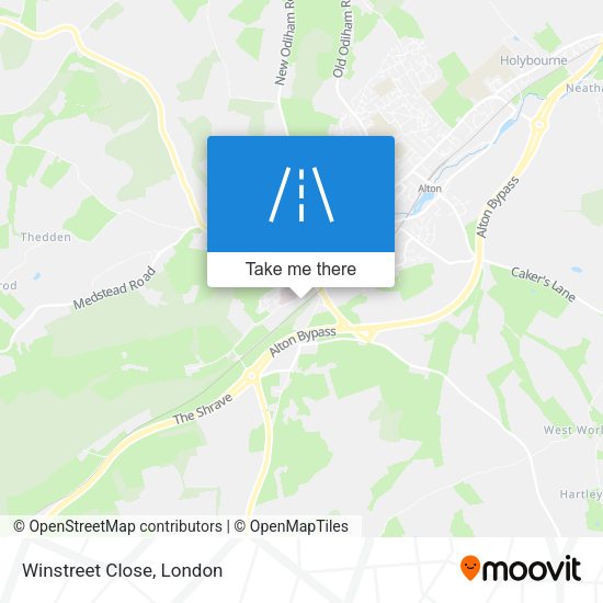 Winstreet Close map