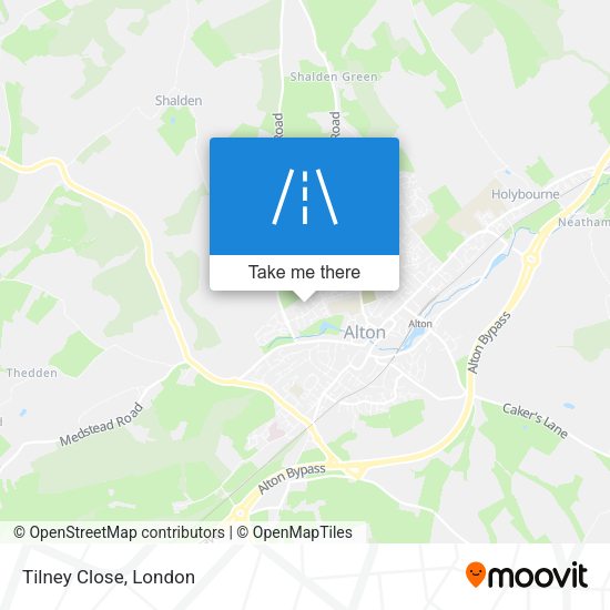 Tilney Close map