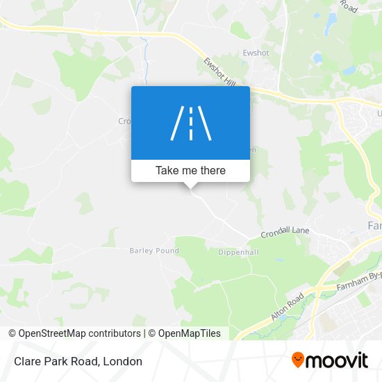Clare Park Road map
